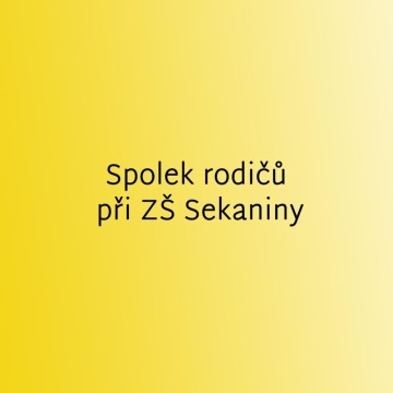 Spolek rodičů při ZŠ Sekaniny